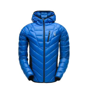 Blå jakke fra Spyder - Syrround hybrid hoody