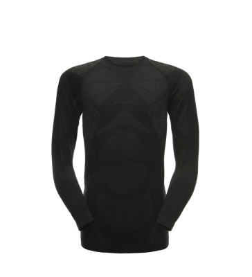 Captain baselayer fra Spyder i sort/grå
