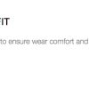Comfort fit