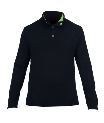 META SWEATER - SORT MERINO ULD