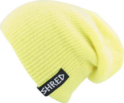 Park Beanie - gul el. Sharp lime - Gul skihue fra Shred til damer og herrer - Skihuer