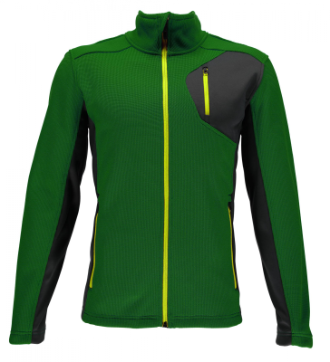 BANDIT FULL ZIP SWEATER - GRØN