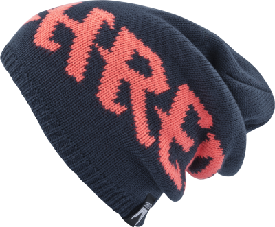 Beanie Hat - navy/rust