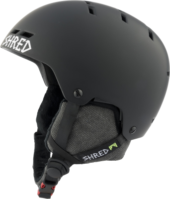BUMPER NOSHOCK WARM BLACKOUT skihjelm sort