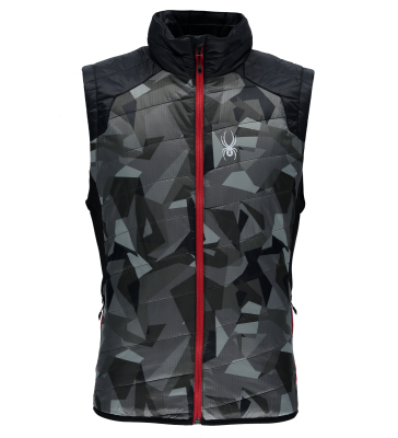 GLISSADE INSULATOR VEST - CAMO PRINT Spyder vest til herrer