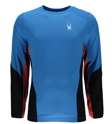 HURON CREW BASELAYER TOP - Skiundertrøje merino uld Spyder herrer