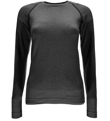RUNNER L/S TOP - SORT skiundertøj fra Spyder til damer
