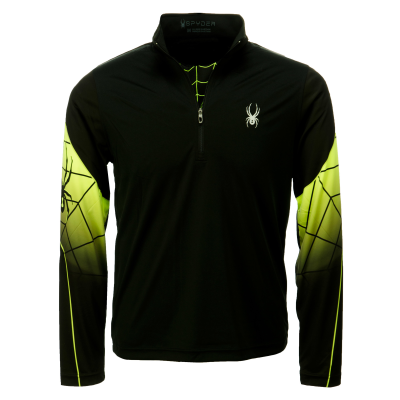 WEBSTRONG T-NECK - SORT/GUL