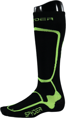PRO LINER SKISTRØMPE - SORT/BYL Spyder