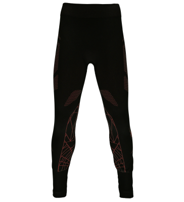 BOYS RACER BASELAYER BUKSER - SORT/RØD
