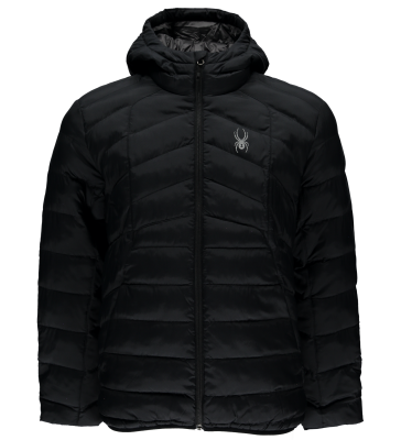Spyder herrer GEARED HOODY DUNJAKKE - SORT