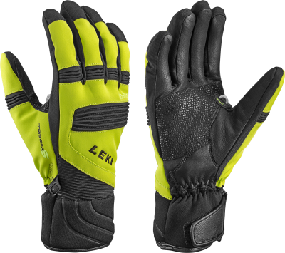 Leki skihandsker til herrer - ELEMENTS PALLADIUM S - SORT/LIME